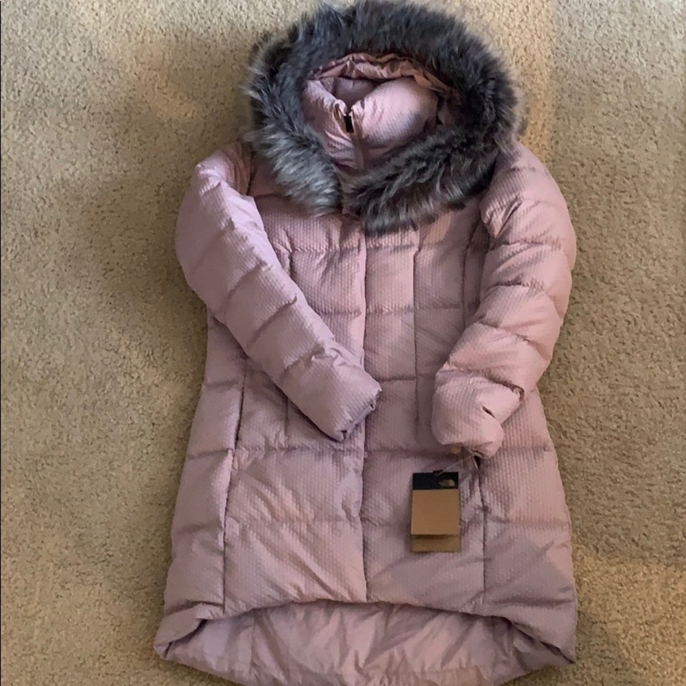HD Down Parkina Parka Warm Winter Jacket Purple